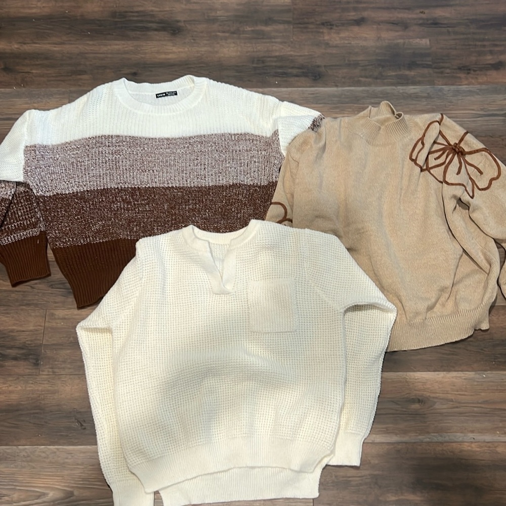 THREE Shein Sweaters